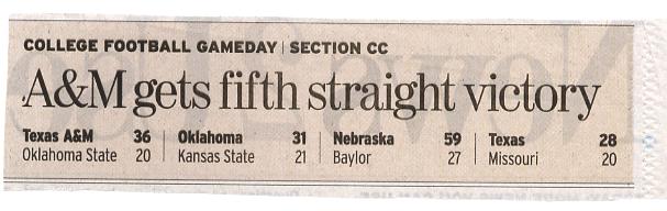 Image Credit: The Fort Worth Star-Telegram, Sunday October 17, 2004 issue