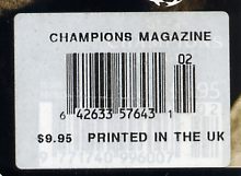Champion's Magazine, pretty darned expensive.