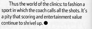Image Credit:  The World Soccer Magazine, April 2007 issue, page 70, from the Paul Gardner article "Damn lies and stats", in which Paul takes a stand against set-pieces, somewhat reversing his earlier position of using a set-pieces count (corner kicks) to settle draws, which would no doubt have the effect of greatly increasing the occurance of corner kicks.