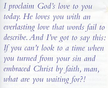 Image Credit: James MacDonald article "Why Jesus Came" in Louisville Now magazine, Fall 2006 issue, page 13.