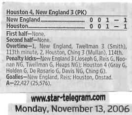 Image Credit: The Fort Worth Star-Telegram, Monday November 13, 2006 edition, page 8C.