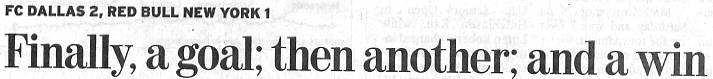 Image Credit: The Fort Worth Star-Telegram, Sunday July 9, 2006, page 13C, from an article entitled "Finally, a goal; then another; and a win" by Tobias Xavier Lopez