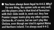 Image Credit: World Soccer Magazine, February 2006 issue page 32, in an interview of Coach Sven Goran Eriksson by Keir Radnedge.