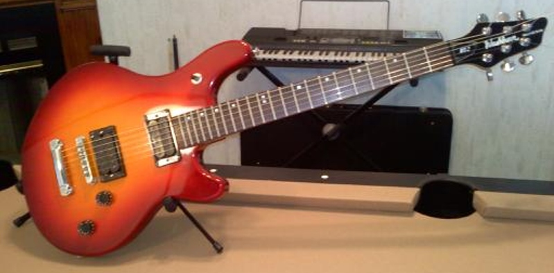 Washburn Maverick Series model BT-2 with cherry sunburst finish