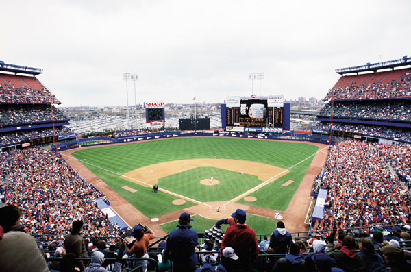Photo Credit:  Shea Stadium, from Martin Frost's web site at:   http://martinfrost.ws/htmlfiles/soccer1.html